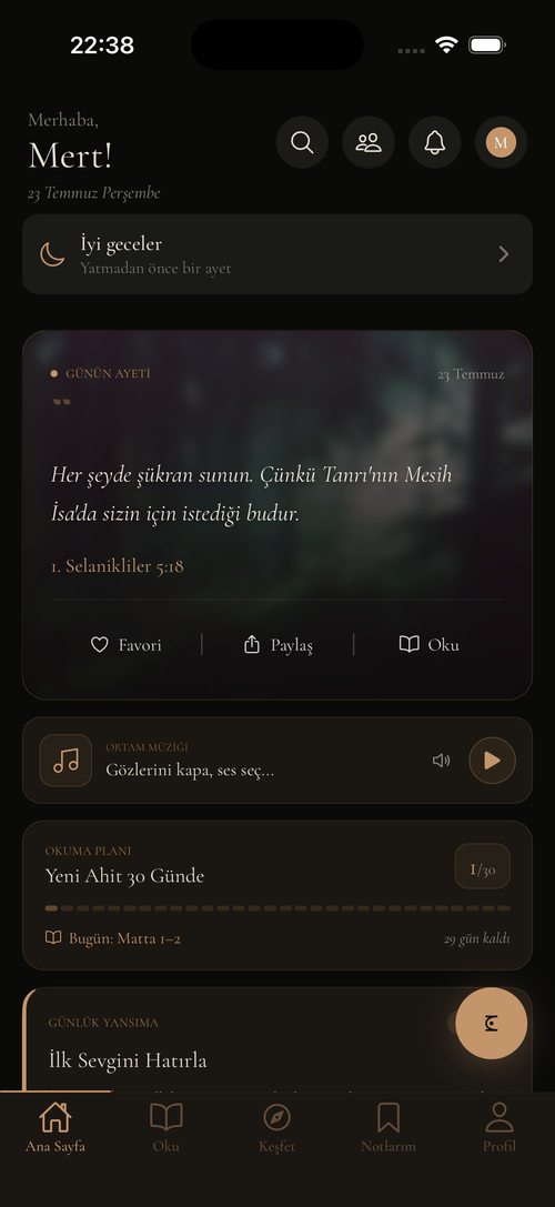 Söz ana sayfa ekranı